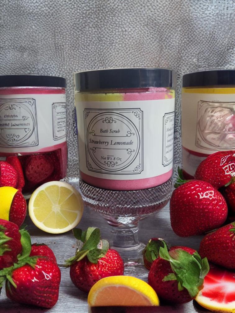 Strawberry Lemonade Scrub